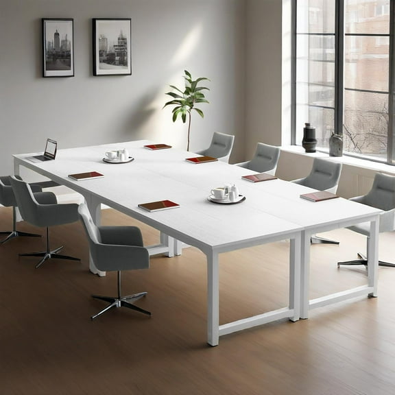 rectangular wooden dining table, reliable, sturdy, scratch-resistant, stable and durable, simple and elegant, easy to clean, office computer desk