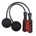 red big ball Cordless Jump Rope for Fitness, TangleFree Ball