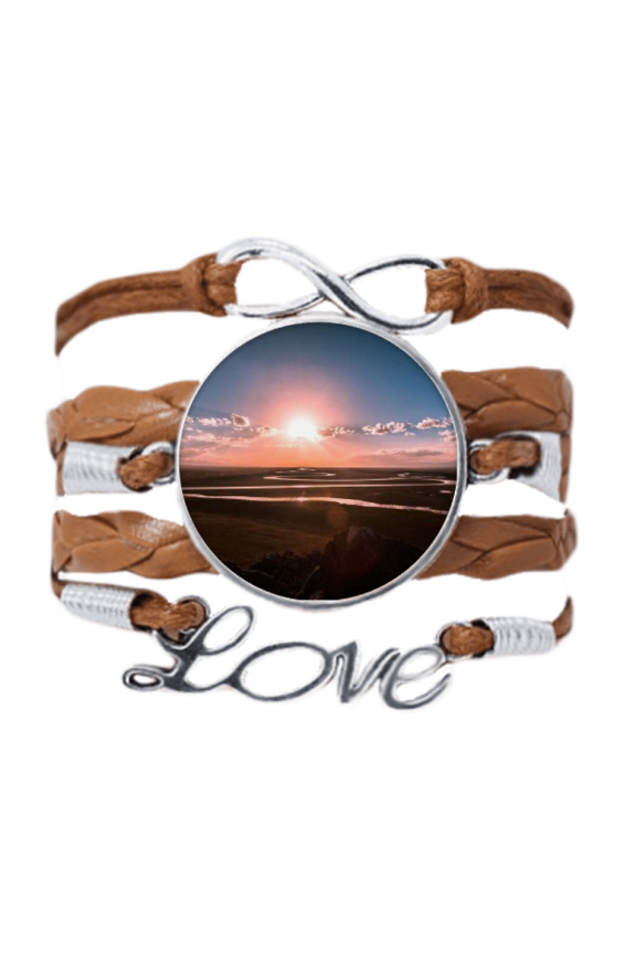 red dark clouds art deco fashion bracelet love chain ornament wristband