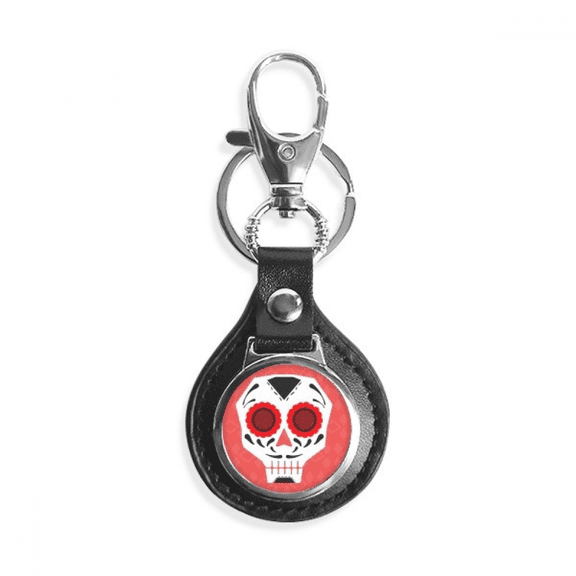 red eyes l mexico national culture illustration key link chain keyholder finder hook metal