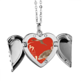 thumbnail image 1 of red japanese culture autumn angel wings necklpendant fashion, 1 of 4