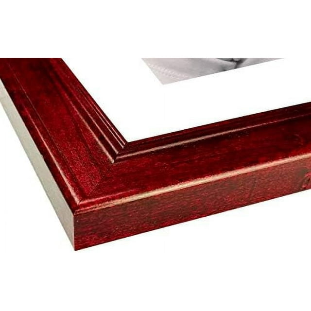 red mahogany picture frame 20x24real wood frame sport cherry 1 1/2