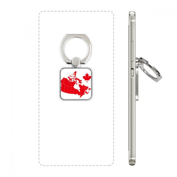red maple symbol canada country map square cell ph stand holder bracket universal support