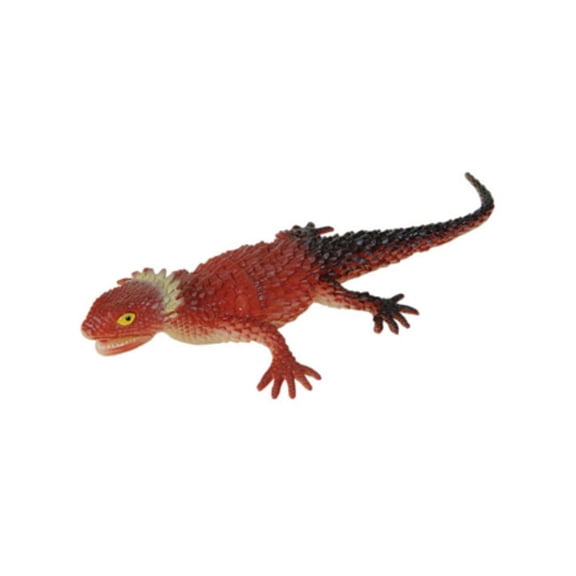 Red PVC Soft Plastic Reptile Lizard Decoration