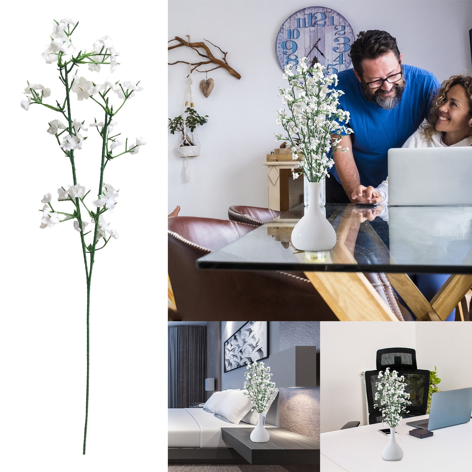 red roses artificial flowers Faux Flower Arrangement for Bouquets