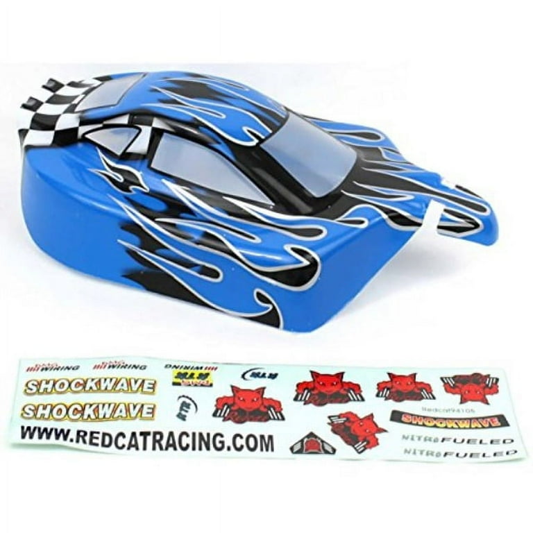 redcat racing buggy body 1 10 scale blue flame Walmart