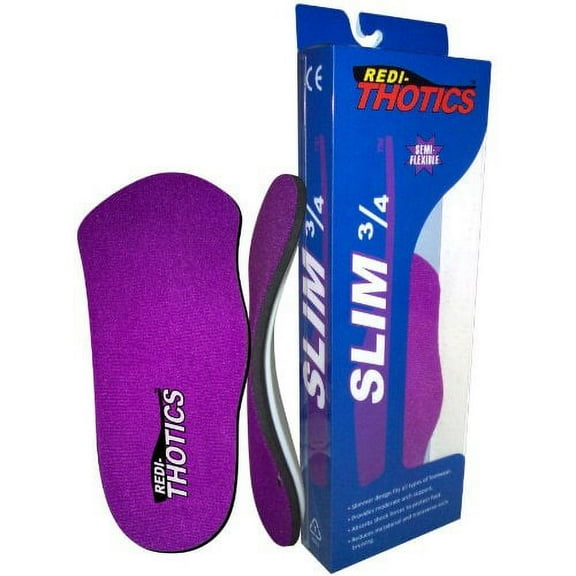 redi-thotics insole, slim 3/4 orthotic e:(m10-10.5/w11-11.5)