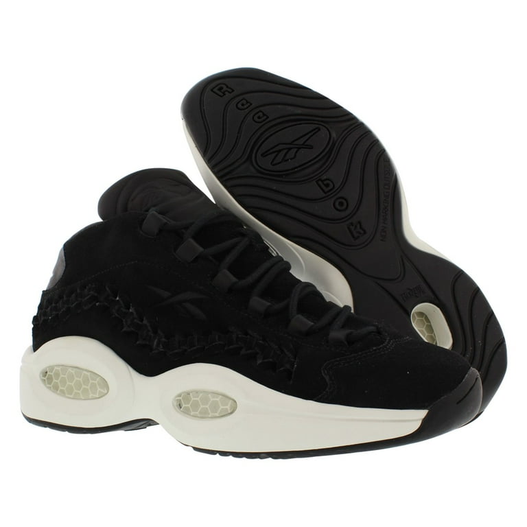 reebok question mid hof men s basketball shoes size us 9.5 regular width color black Walmart