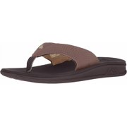 reef mens rover flip flop, brown, 7 m us