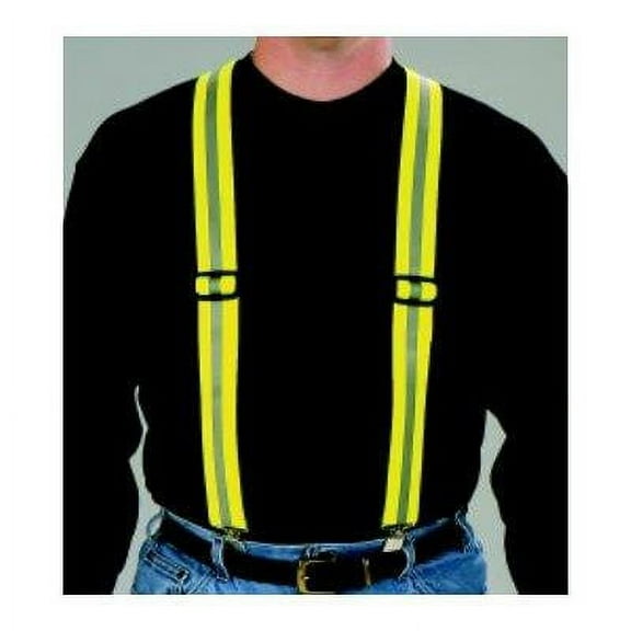 reflective suspenders-neon yellow