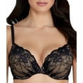 thumbnail image 1 of reg Comfort Devotionreg Embellished Plunge Push-Up Bra Comfort 36D Black, 1 of 2