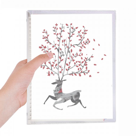 reindeer mas artistic effect hand-painted notebook loose diary refillable journal statiry