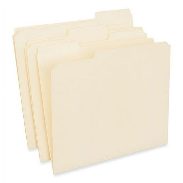 Reinforced Top Tab File Folders, 1/3-Cut Tabs: Assorted, Letter Size, 0.75 Reinforced Top Tab File Folders, 1/3-Cut Tabs: Assorted, Letter Size, 0.75