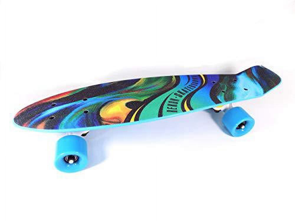 Rekon 6" Plastic Mini Cruiser Skateboard Oil Painting