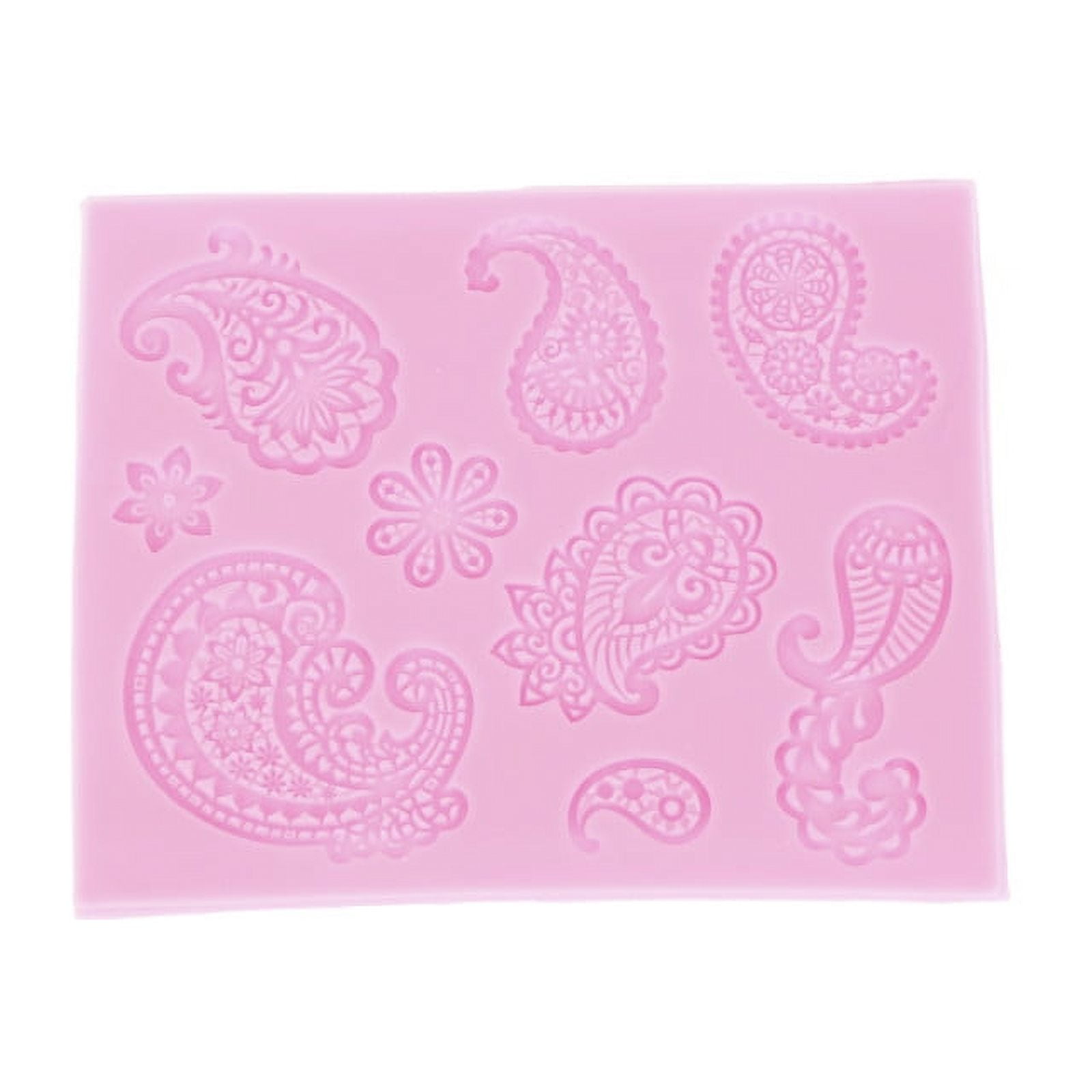 relief liquid state cake sugar lace pattern decor silicone mold retro  baking - Walmart.com, image size:1600x1600