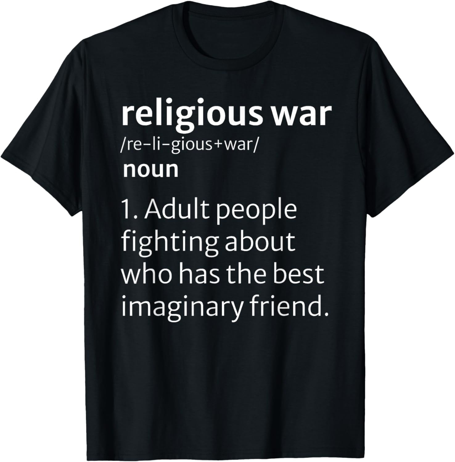 religious war dictionary sarcastic definition funny TShirtMen and