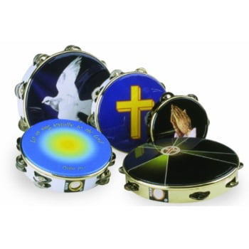 remo ta9108-17 remo tamborine 8-inch heavenly light sn