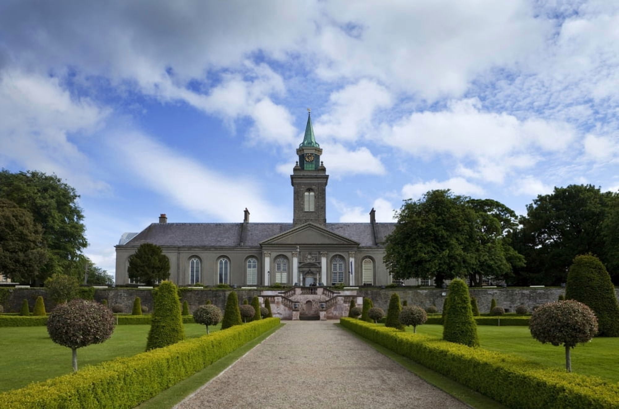 The renovated gardens in the grounds of the Royal Hospital now the Irish Museum of Modern Art Dublin City Ireland Canvas Art - Panoramic Images (12 x 36)