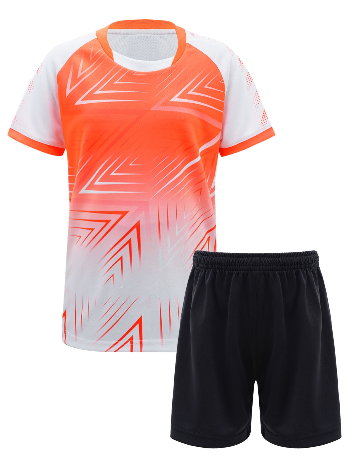 Survêtement Enfant Garçon 2-14 Ans – Ensemble Sport Été T-Shirt Manches Courtes + Short Casual, Coton Doux Confortable