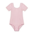 thumbnail image 1 of renvena Girls Children Classic Cotton Short Sleeve Dance Wear Leotard Gymnastics Bodysuit, 1 of 7