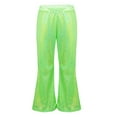 thumbnail image 1 of renvena Girls Shiny Metallic Flare Pants Hip Hop Jazz Dance Pants Hippie Bell Bottom Wide Leg Trousers Dancewear, 1 of 7