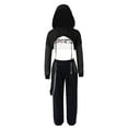 thumbnail image 1 of renvena Kid Girl 3Pcs Hip-hop Street Dance Outfits Hoodie Crop Top Jogger Cargo Pants Jazz Performance Costume, 1 of 5