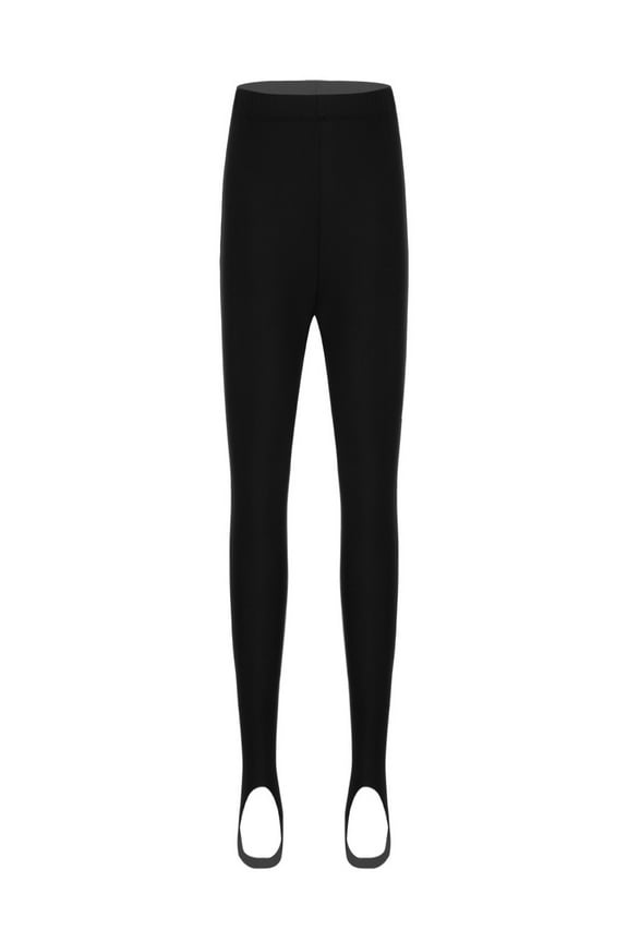 Kids Boys Girls' Stirrup Pants Gymnastics Workout Yoga Stretch Leggings Basic Dance Stockings Tights