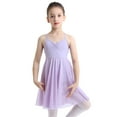 thumbnail image 1 of renvena Kids Girls Cross Strap Camisole Gymnastic Ballet Leotard Dance Tutu Skirt Dress, 1 of 7