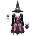 thumbnail image 1 of renvena Kids Girls Fancy Dress Up Fairy Tale Queen Princess Tutu Dress Outfit A Black 5-6, 1 of 7