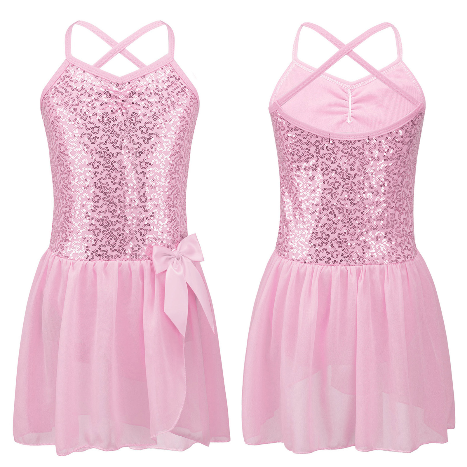 Abiti da balletto in tulle a maniche corte da ragazza Body da danza Tutu Gonna Ballerina Dancewear Costumi da ballo – acquista a prezzi convenienti sul marketplace