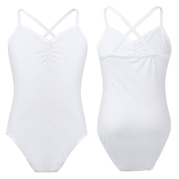 renvena Kids Girls One Piece Basic Ballet Dance Leotard Gymnastics Costume Dancewear