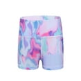 thumbnail image 1 of renvena Kids Girls Tie Dye Gymnastics Dance Tumbling Athletic Shorts Gym Yoga Running Workout Booty Shorts, 1 of 7