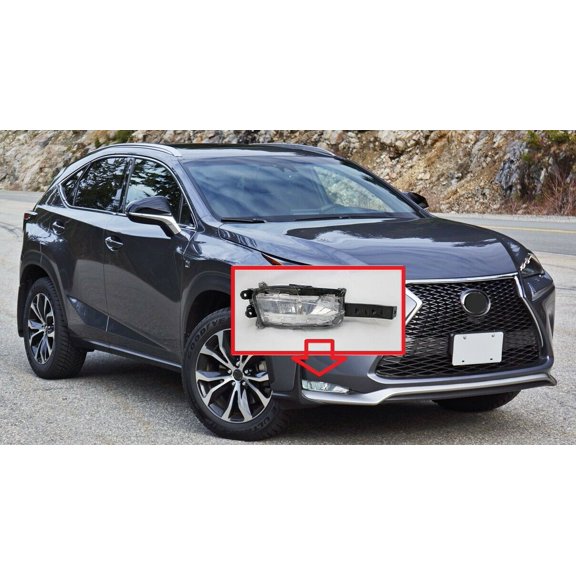 replacement 2015-17 NX200T NX300 front bumper cover RH passenger fog light lamp