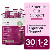 resbiotic resG prebeet Energy Prebiotic Fiber Drink Mix, Digestion Support, 30 Stick Packs