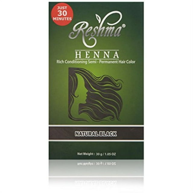 reshma beauty natural black 30 minute henna hair color - Walmart.com
