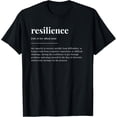 thumbnail image 1 of resilience Definition Dictionary Design T-Shirt, 1 of 4