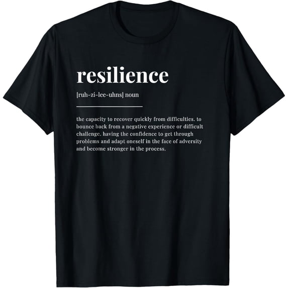 resilience Definition Dictionary Design T-Shirt