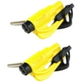 thumbnail image 1 of resqme Seatbelt Cutter and Window Glass Breaker 2 in 1 Quick Car Escape KeyChain Tool Yellow 5.3 by 8.3-Inch - Pack of 2, 1 of 3