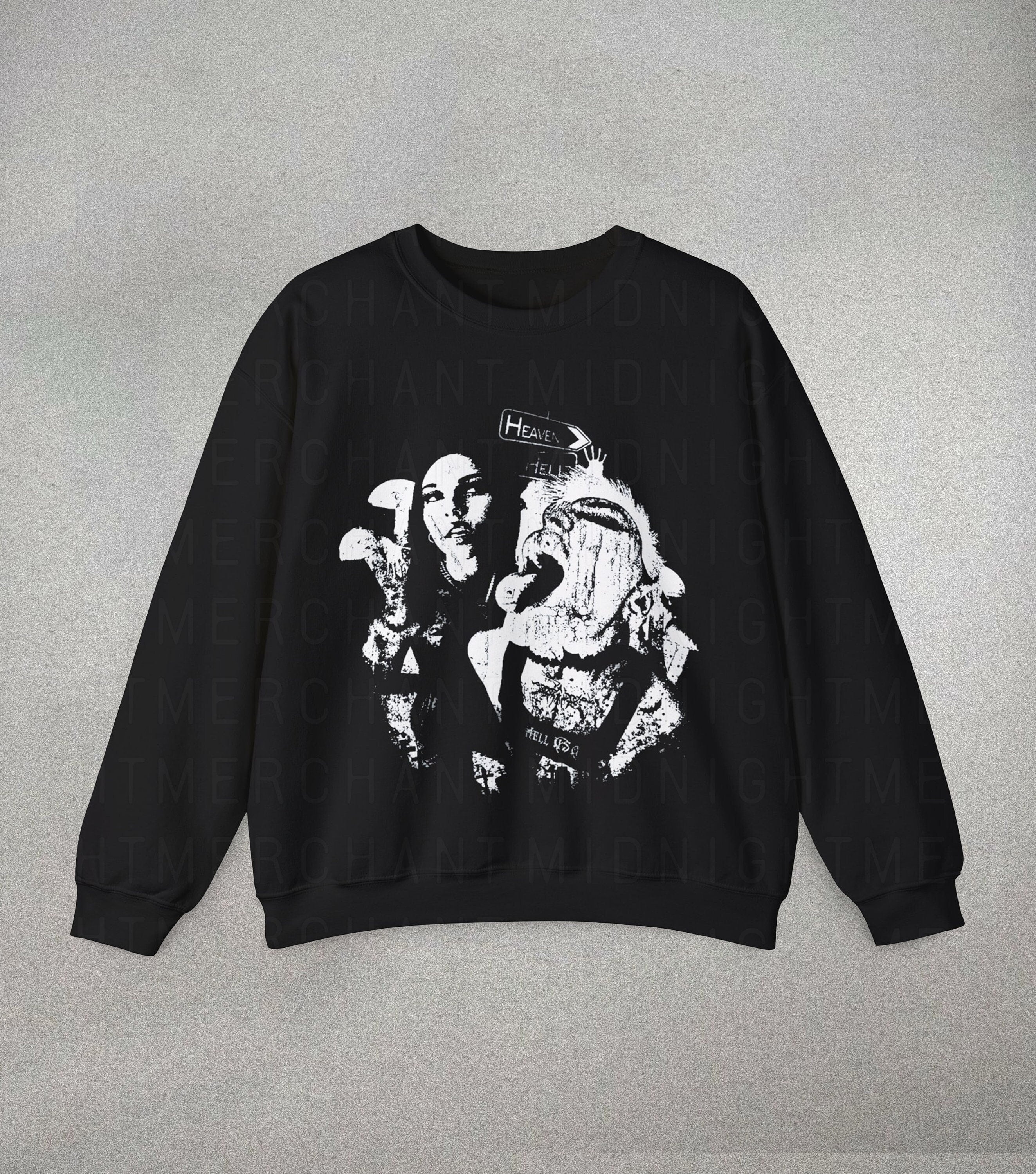 retro Punk Rock T-Shirt, Gothic T-Shirts, Alt girl clothing, Streetwear ...