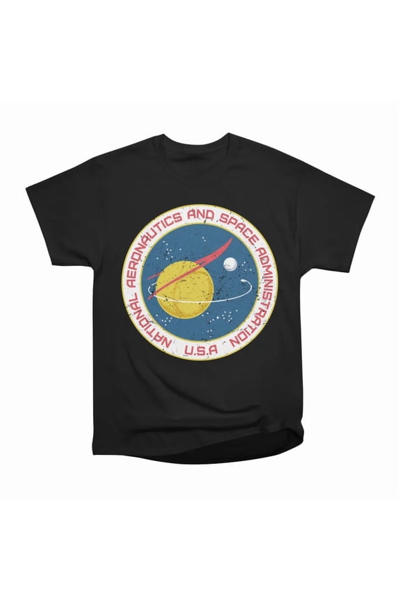 retro nasa logo T-Shirt Tee Gift For Him Merch For Her Apparel For Friend