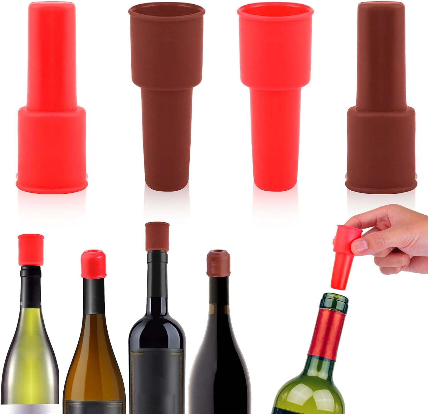 reusable sparkling wine bottle stopper,bottle stoppers for prosecco