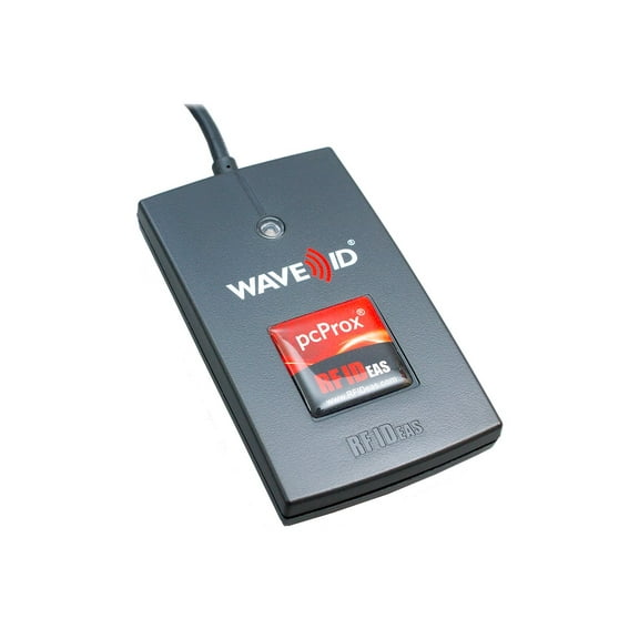 rf IDEAS WAVE ID Solo Keystroke HID Black Reader - RF proximity reader - USB - 125 KHz - black