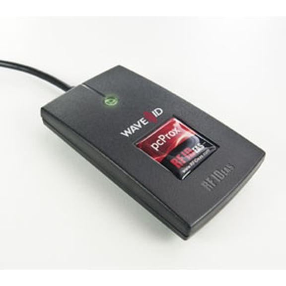RFIDEAS, PCPROX, 82 SERIES, 13.56MHZ MIFARE CSN, BLACK USB READER