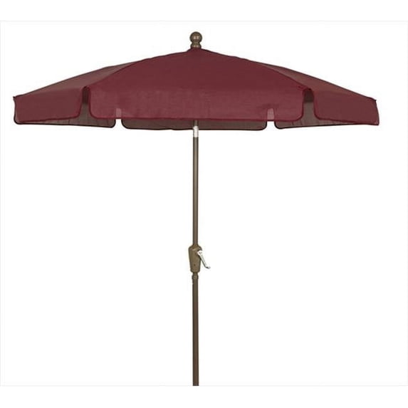 rg Garden Umbrella 7.5 Ft - Burgundy