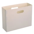 thumbnail image 1 of rganizer Box with Handle, Cardboard Hanging File Folder Storage Crate for Desk Office or Home, Portable Filing Box for Documents and Magazines, Document Organizer with Handle for Easy Carry, 1 of 5