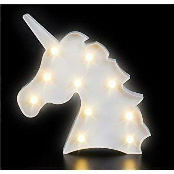 rhode island novelty elunilb 9.75" unicorn led light box
