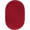 thumbnail image 1 of rhody rug s045r060x096 solid 5x8 rug brilliant red, 1 of 2