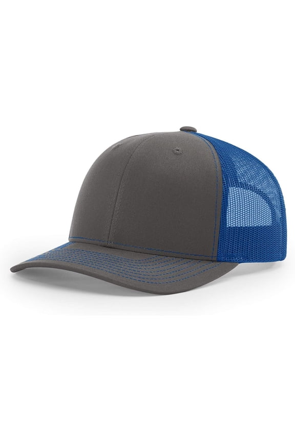 richardson unisex 112 trucker adjustable snapback baseball cap split one size fits most