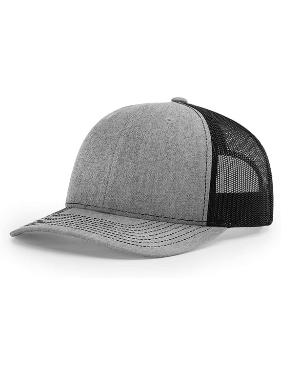 richardson unisex 112 trucker adjustable snapback baseball cap split one size fits most