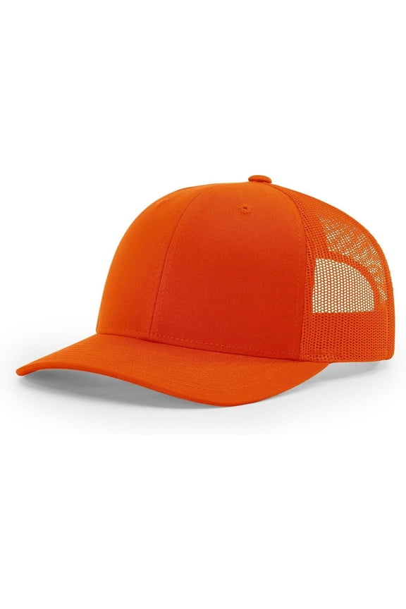 richardson unisex 112 trucker adjustable snapback baseball cap split one size fits most